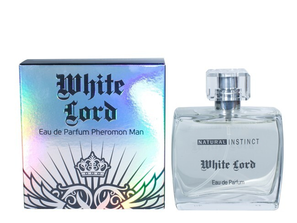 Парфюмерная мужская вода с феромонами "White Lord" 100 мл (Цвет: прозрачный)
