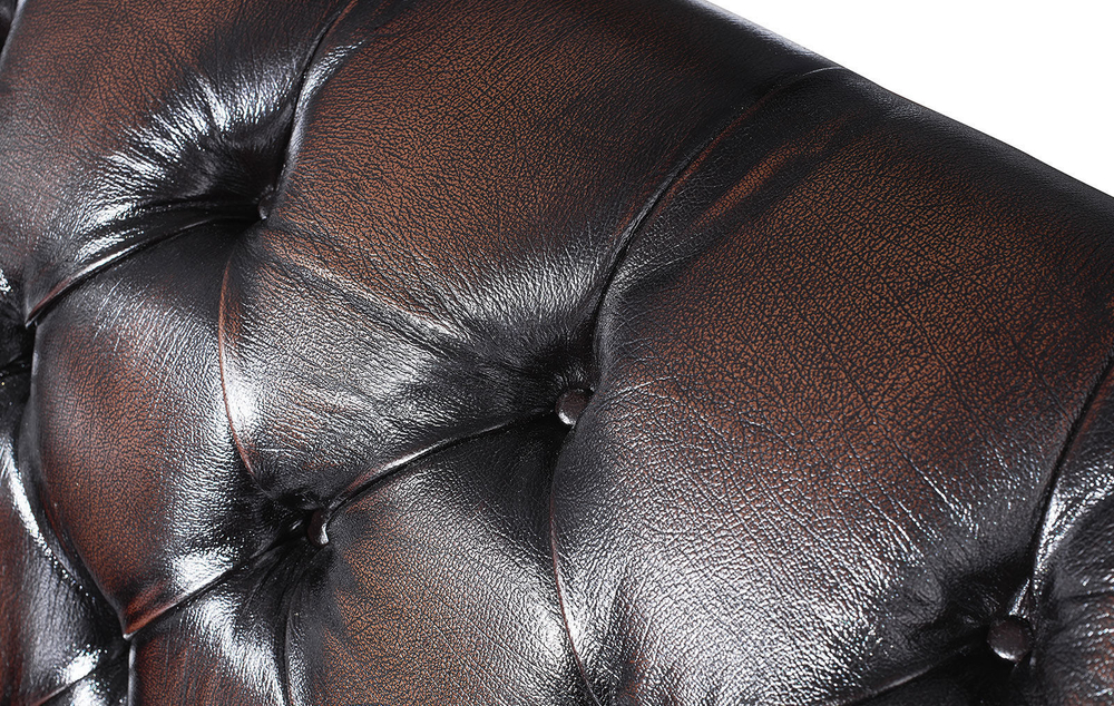 Диван B-128 (3-х местный) коричневый