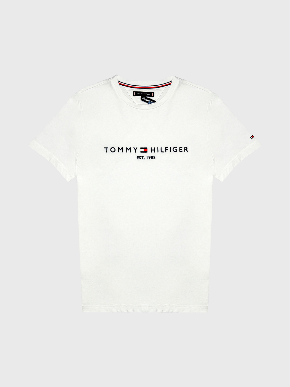 Футболка Tommy Hilfiger Organic Cotton Tommy Logo Snow White
