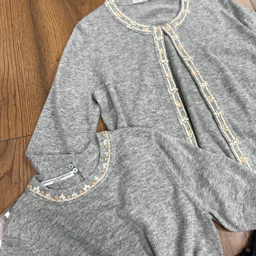 Комплект Ermanno Scervino (кардиган + футболка)