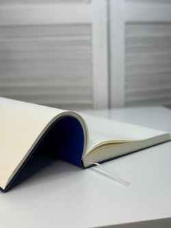 Блокнот А4 200л. (400страниц) без разлиновки Синий (К44-694A)