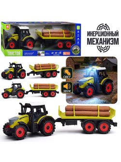 Игровой набор Трактор Бревновоз (5279-145B)