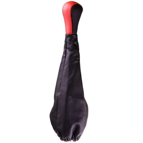 Ручка рычага КПП с чехлом ВАЗ 2101-07 кожа красная Skyway