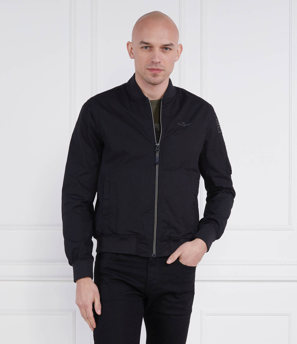 Куртка бомбер Aeronautica Militare - черный(AB2089CT3065)