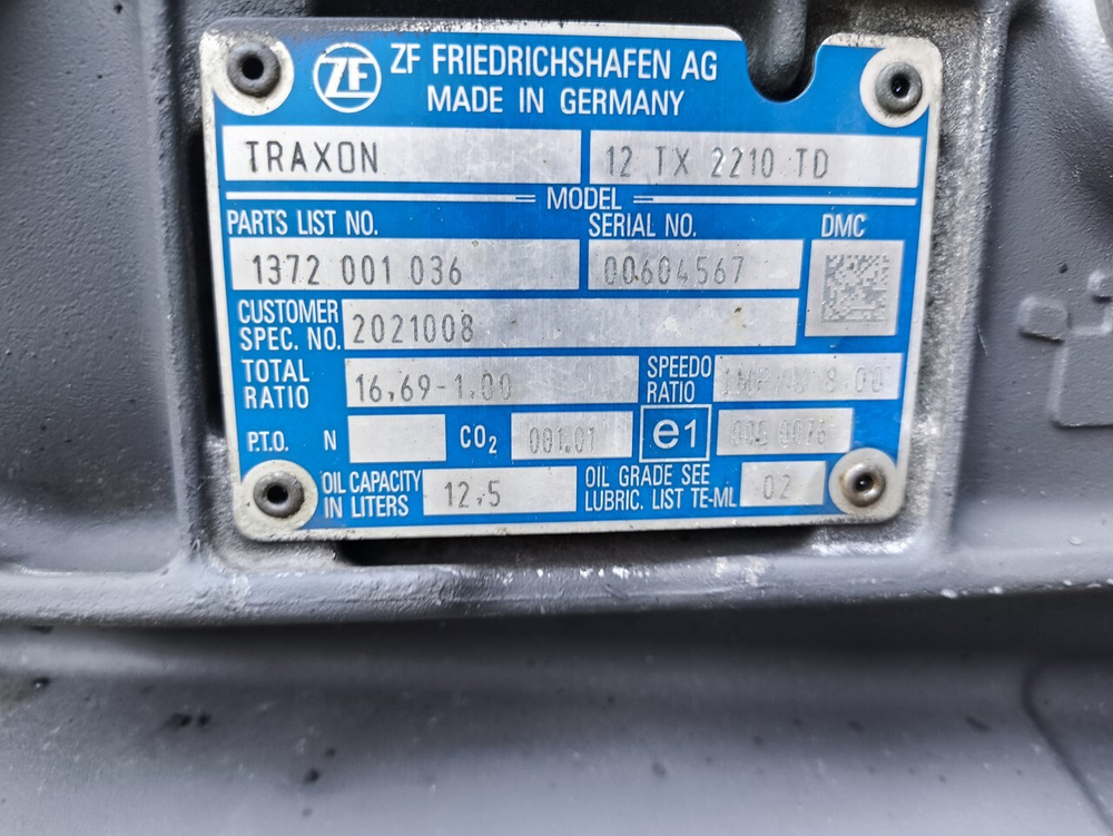 АКПП ZF 12TX2210TD TRAXON 2018г.