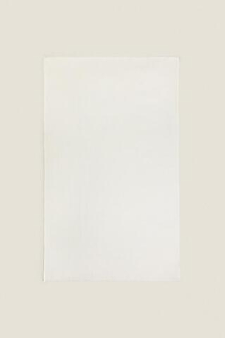 ZARA HOME ОДНОТОННЫЙ ПЛЕД, ЭКРЮ