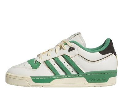 Баскетбольные кроссовки adidas Rivalry 86 Low "Cloud White / Preloved Green" shoes