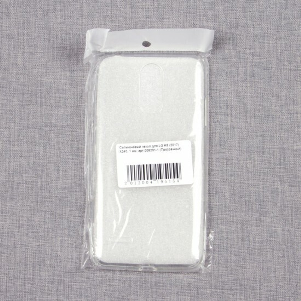 Силиконовый чехол для LG K8 (2017) X240, 1 мм, 008291-1 Черный