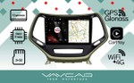 Магнитола для Jeep Cherokee 2014+ - Vaycar VA25-0608 на Android 13, 8-ядер, 2Гб-32Гб, 4G SIM-слот