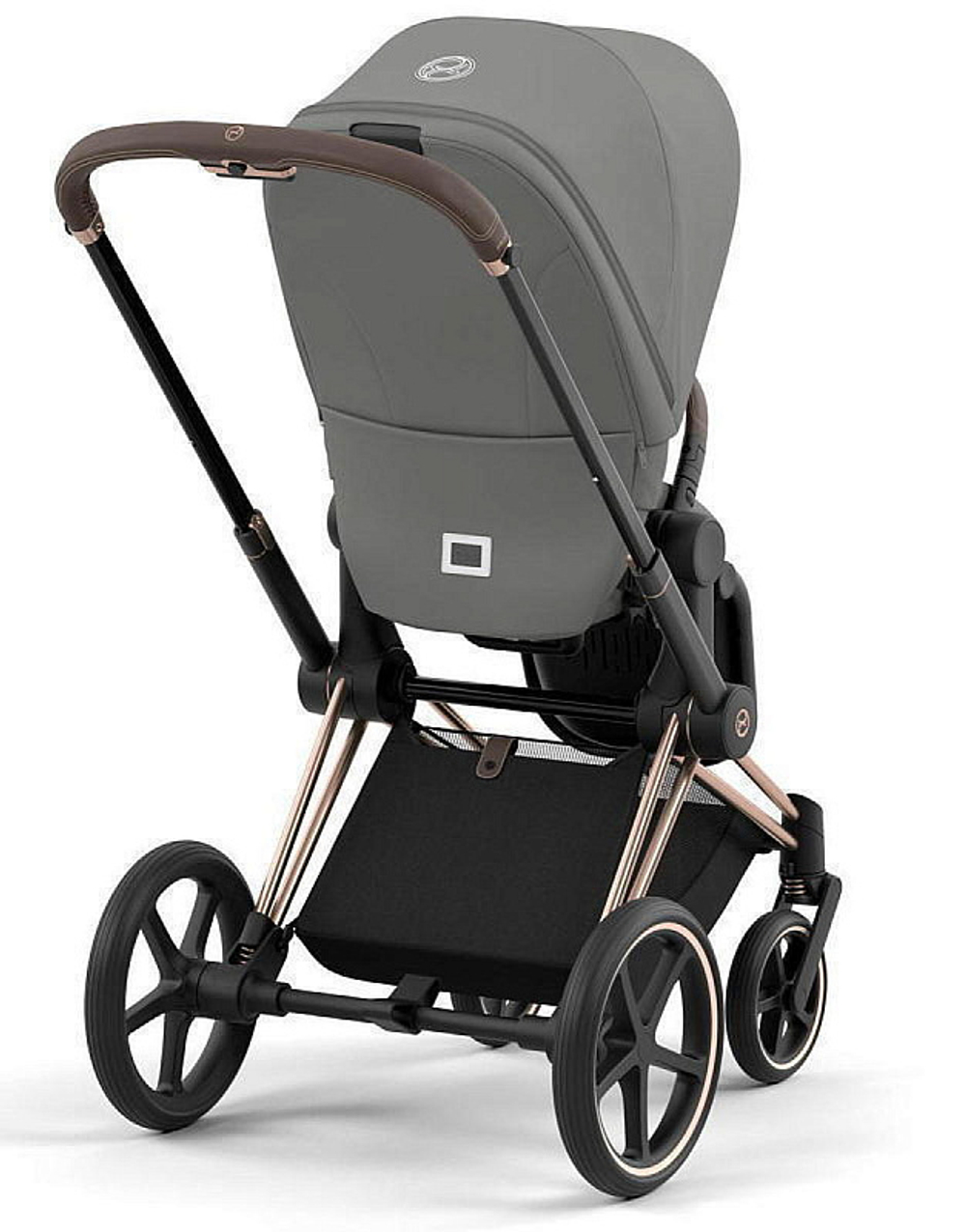 Коляска Cybex Priam IV Rosegold complete и автокресло Cloud G i-Size Moon Black Plus 3 в 1 Mirage Grey