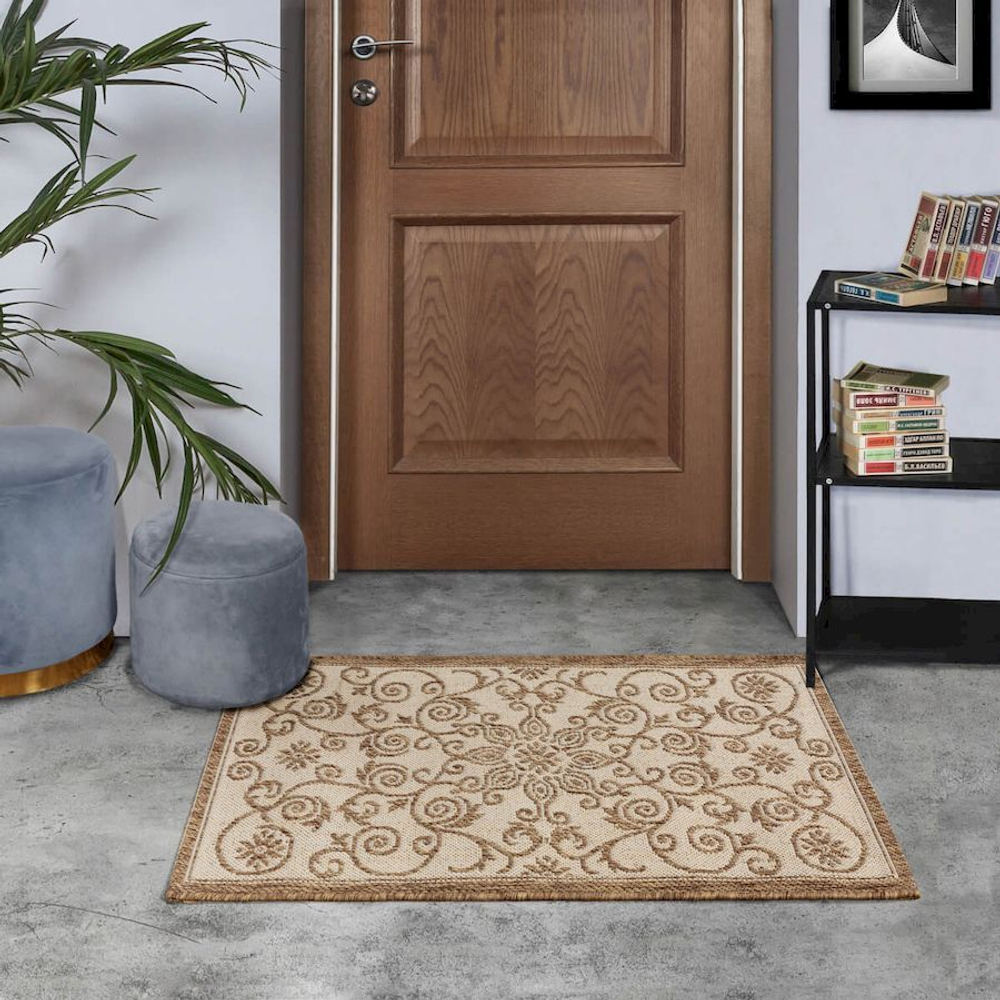 Ковер SIDE 0.6*1 дизайн C0711 BEIGE/BROWN