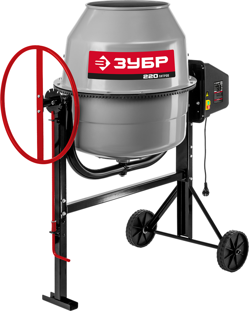 Аренда Бетономешалка ЗУБР БМЧ-220 литров