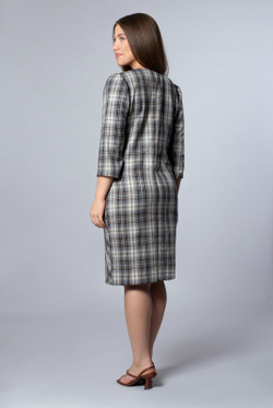 Платье женское 3567ВПА, Клетка кор #406Кко053567ВПА