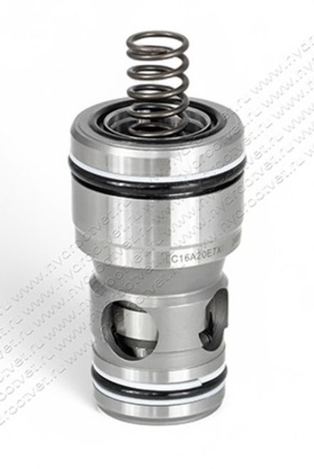 LC16A20E7X/ - Логический клапан (патрон) Ду16, соотношение площадей A = 2:1 (кольцо = 50%), давление открытия 2 бар, E = без демпфера, уплотнение NBR