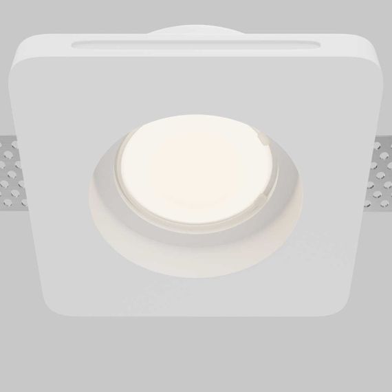 Встраиваемый светильник Maytoni Technical Gyps Modern DL002-GU10-01-W