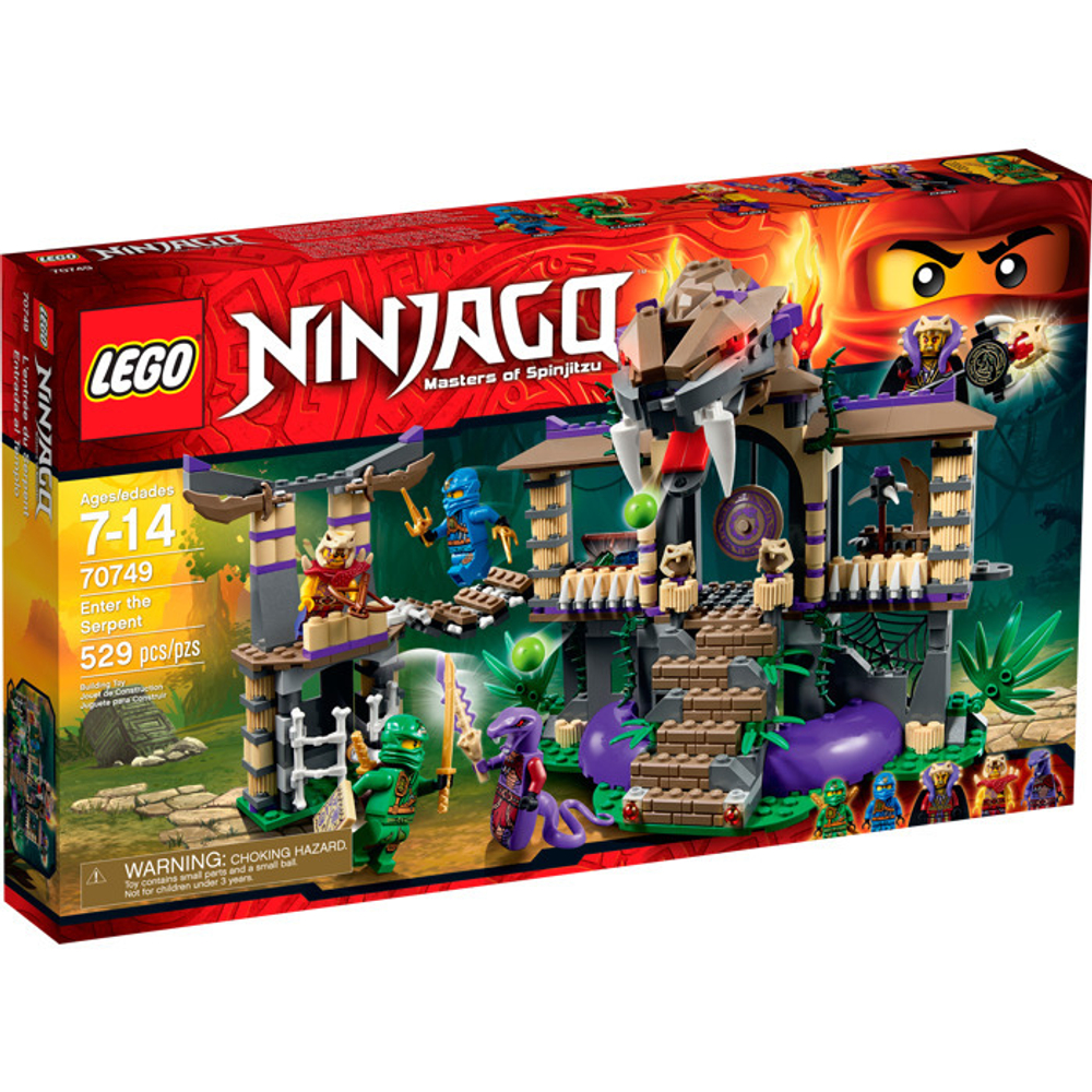 LEGO Ninjago: Храм Клана Анакондрай 70749 — Enter the Serpent — Лего Ниндзяго