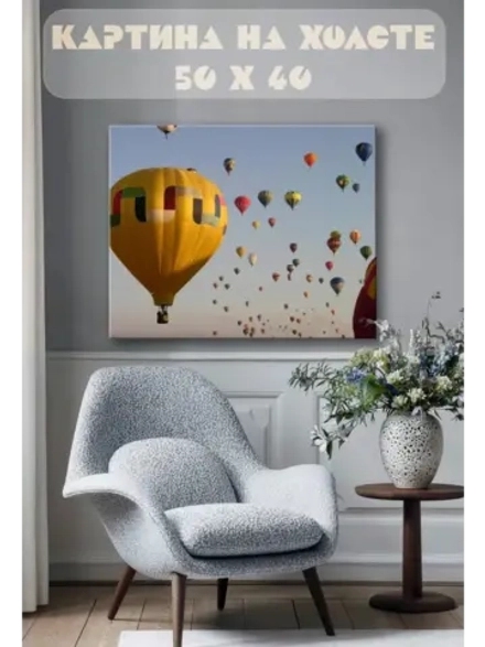 Картина на стену 40 X 50 Воздушные шары