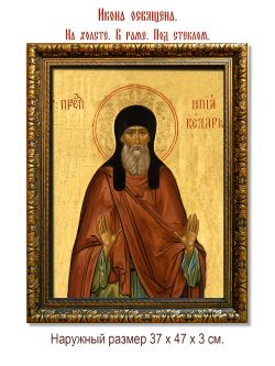 Илия Троицкий преподобный, чтец. Икона на холсте.