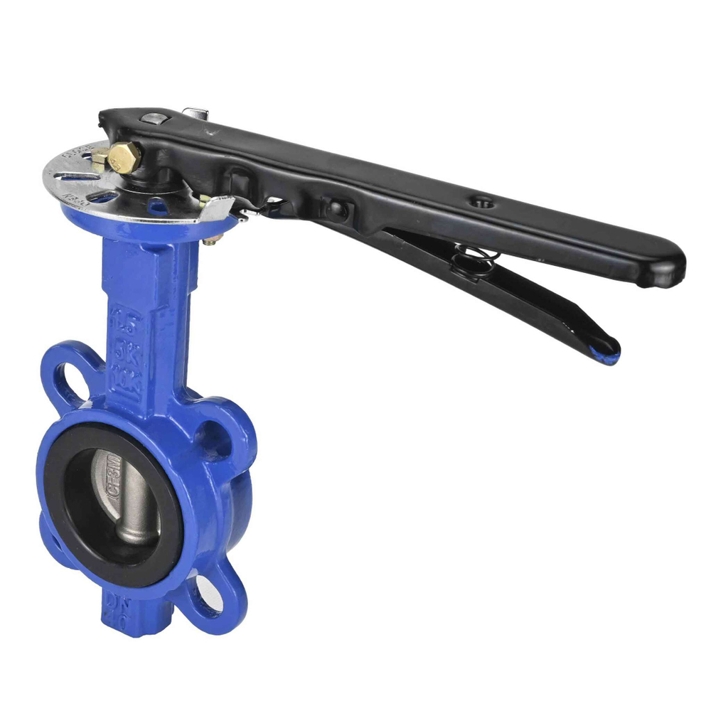 Water Butterfly Valve Elephant WBV1332N-2W-Fb-H body material - Cast iron GGG50, disk material - Stainless steel 316L, seal - NBR with handle