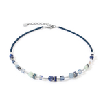 Колье Coeur de Lion Blue-Silver 4351/10-0717