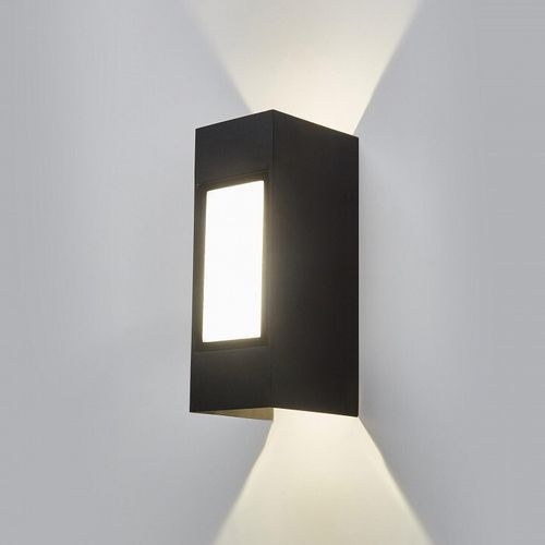 Уличный накладной светильник Elektrostandard 1638 TECHNO LED черный