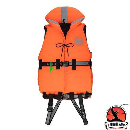 Жилет спасательный ГРЕЙ р.XXXL до 140кг (HS-LV-G-140) Helios