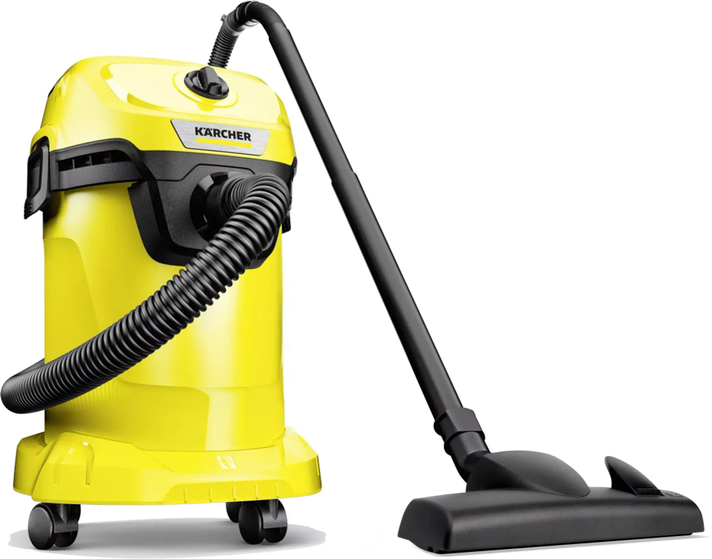 Пылесос Karcher WD 3 V-19/6/20 Home (YYY) *EU 1000Вт желтый/черный (1.628-120.0 )