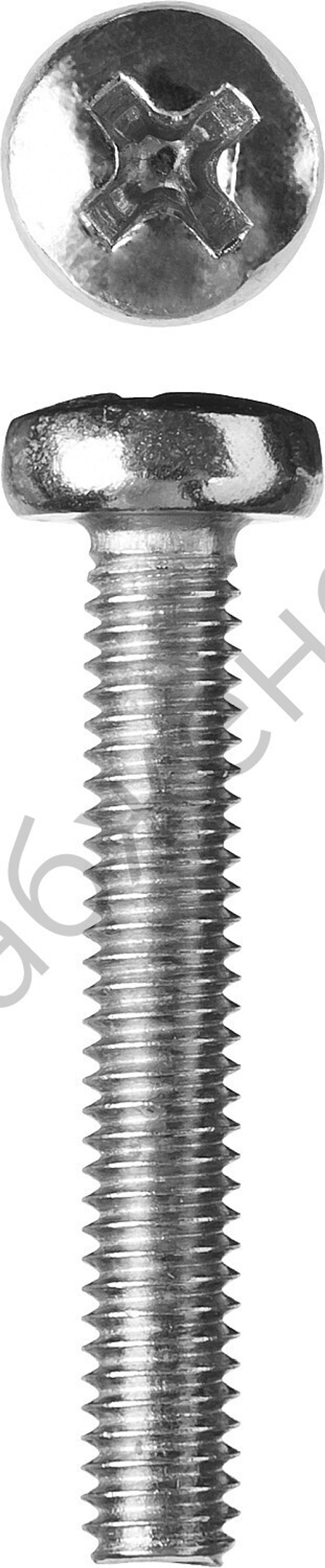 ЗУБР DIN 7985 M4 x 25 мм, кл. пр. 4.8, винт с полусферической головкой, цинк, 5 кг (303150-04-025)