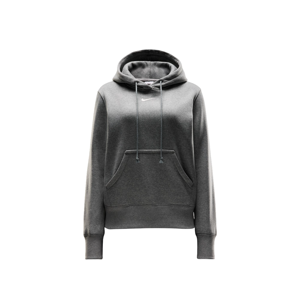 Женская Кофта теннисная Nike Sportwear Phoenix Fleece Hoodie - темно-серый вереск/парус