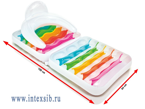 Матрас надувной складной Folding Lounge Chair 198х94см