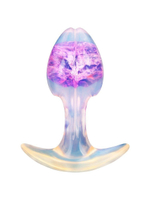 Сиреневатая анальная втулка - 8,2 см. (Цвет: сиреневый)