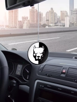 Подвеска в машину - Питбуль Инь Янь