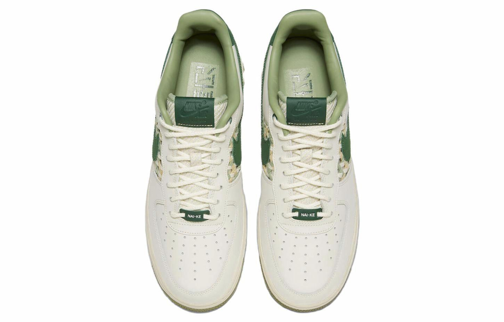 Кроссовки Nike Air Force 1 Low "Light Bone And Gorge Green"