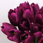 Цветы искусственные «Нежные тюльпаны» букет 20шт 23см лиловые