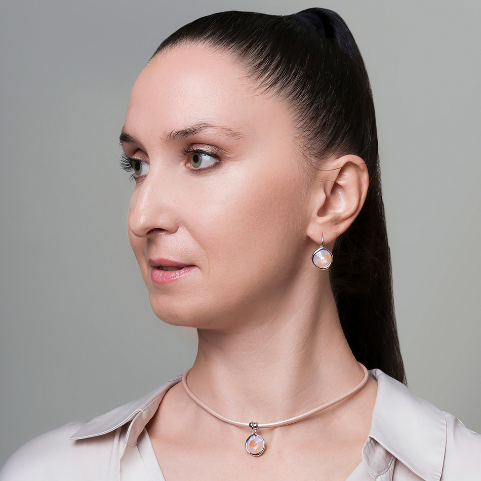 Серьги Fiore Luna Dusty Pink Delite A1902.M01 R/S