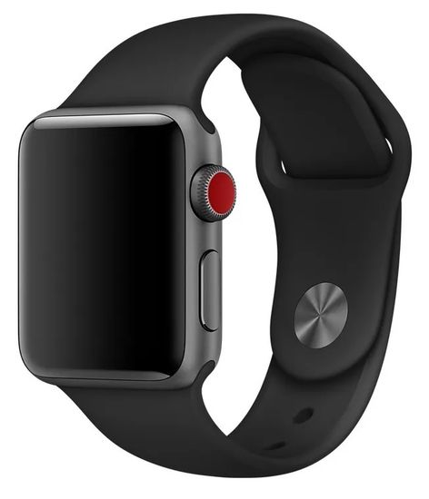 Ремешок Gurdini Спортивный для Apple Watch 38 / 40 mm Черный