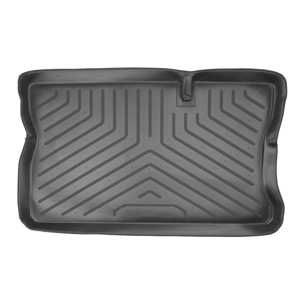 Коврик в багажник Norplast/Unidec для Opel Corsa в кузове C HB (2000-2006) Черный, полиуретан, арт.NPL-P-63-12