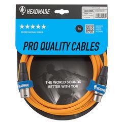 HeadMade Pro XLR-F - XLR-M Orange 3m
