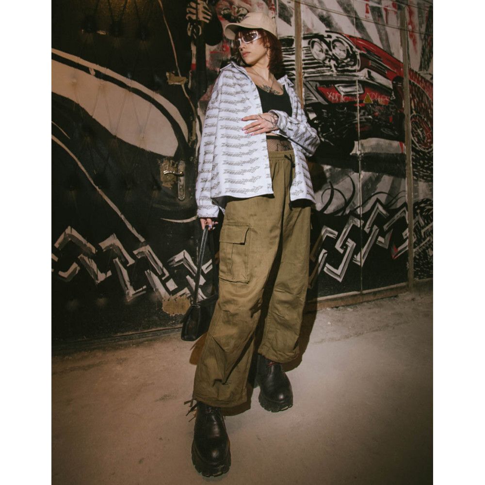 Брюки SoWhat? Хлопковые Карго Хаки