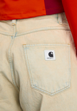 Carhartt WIP BRANDON - Джинсы свободного покроя - Белый
