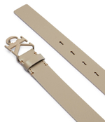 Кожаный ремень Calvin Klein Jeans - бежевый(K60K613125)