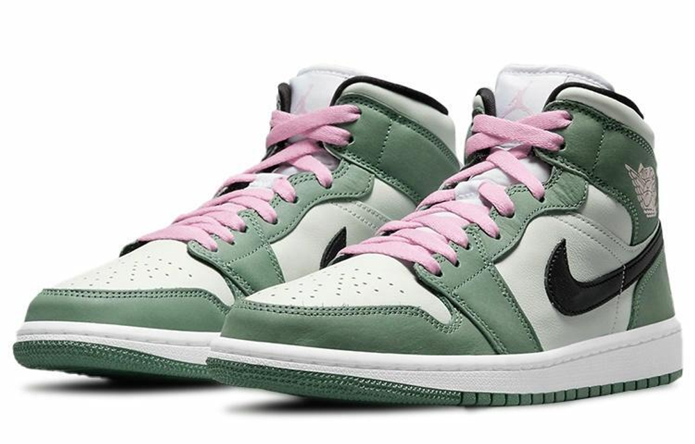 Кроссовки Jordan Air Jordan 1 Mid Se "Dutch Green" (Женская размерная сетка)