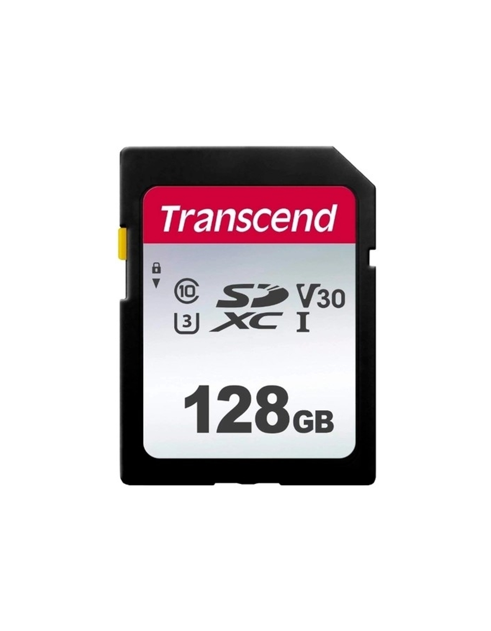Карта памяти SecureDigital 128Gb Transcend TS128GSDC300S (SDXC Class 10, UHS-I U3)