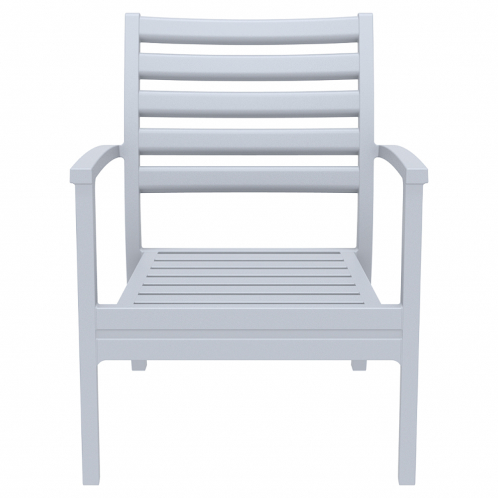 Кресло пластиковое Siesta Contract Artemis XL, серебристый