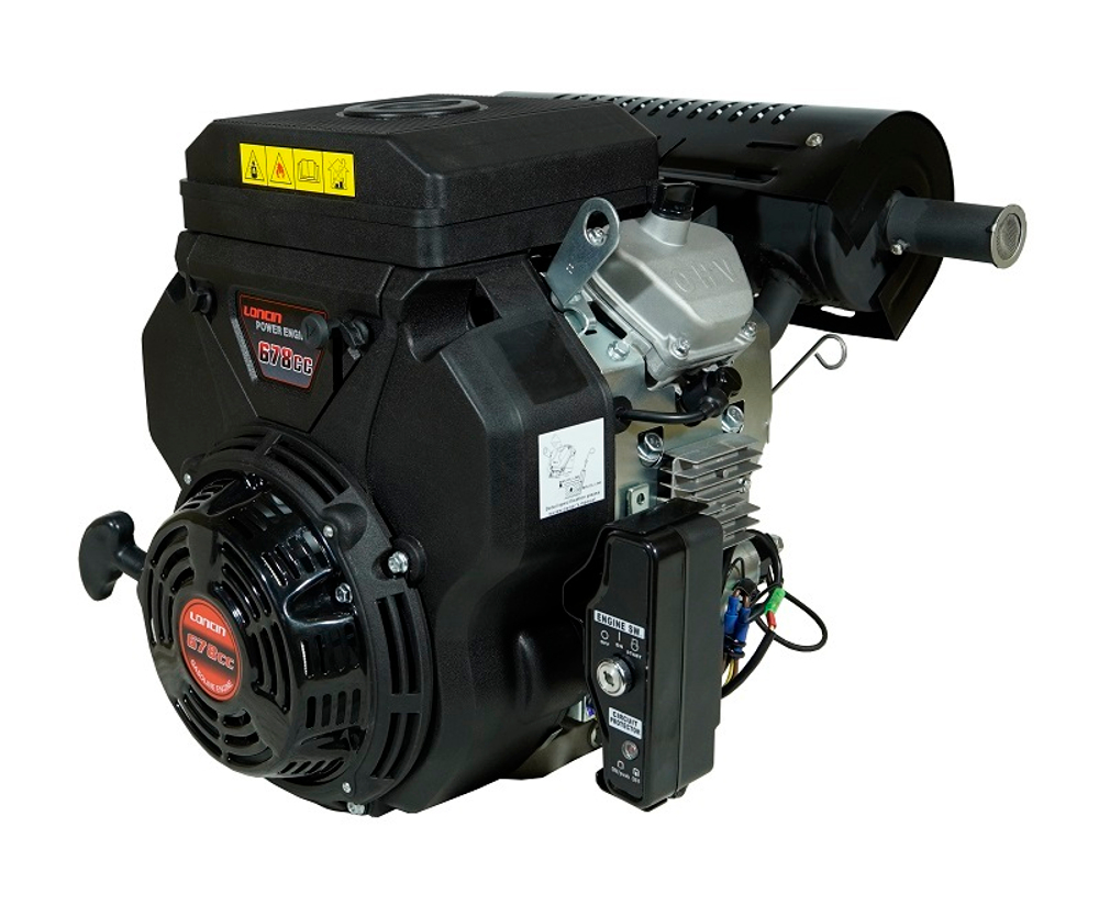 Двигатель Loncin LC2V78FD-2 (H type) V-образн, D25 мм, 20А, ручной и электрозапуск)