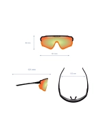 Очки ICON / Зеркальный оранжевый