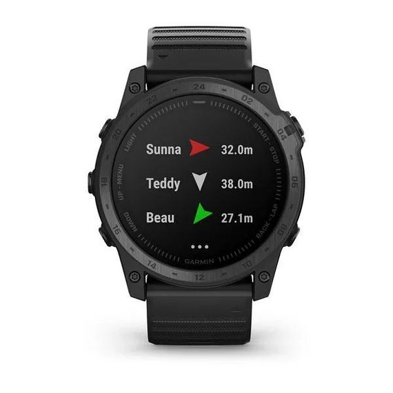 Garmin Tactix 7 Standard — тактические часы с GPS и чёрным ремешком