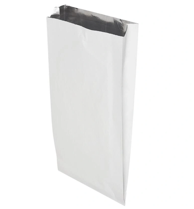 Пакет бумажный 200х50х330см (800) Белый ФОЛЬГА