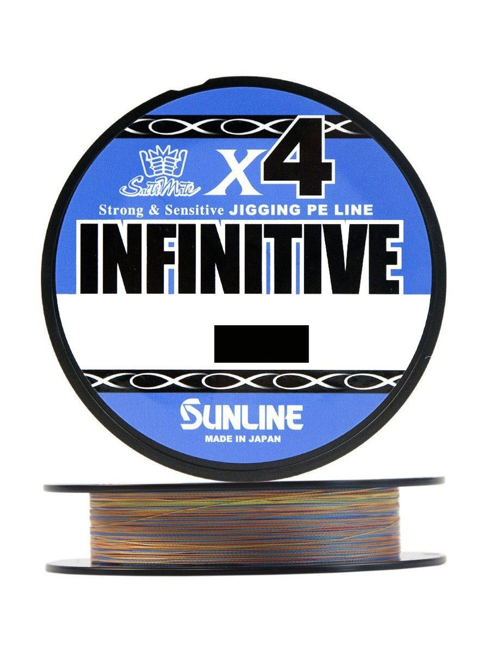 Шнур плетеный SUNLINE INFINITIVE 4 200 (5C) #0.6/12lb