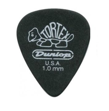 Медиаторы 12шт, 1,00мм, Dunlop 488P1.0 Tortex Pitch Black Standard